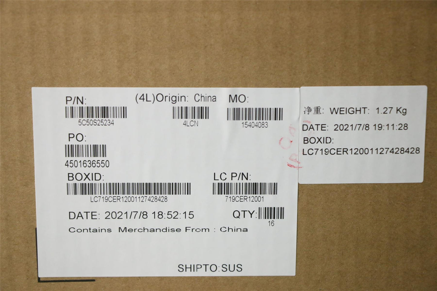 Lenovo USB Board L 82N3 5C50S25234