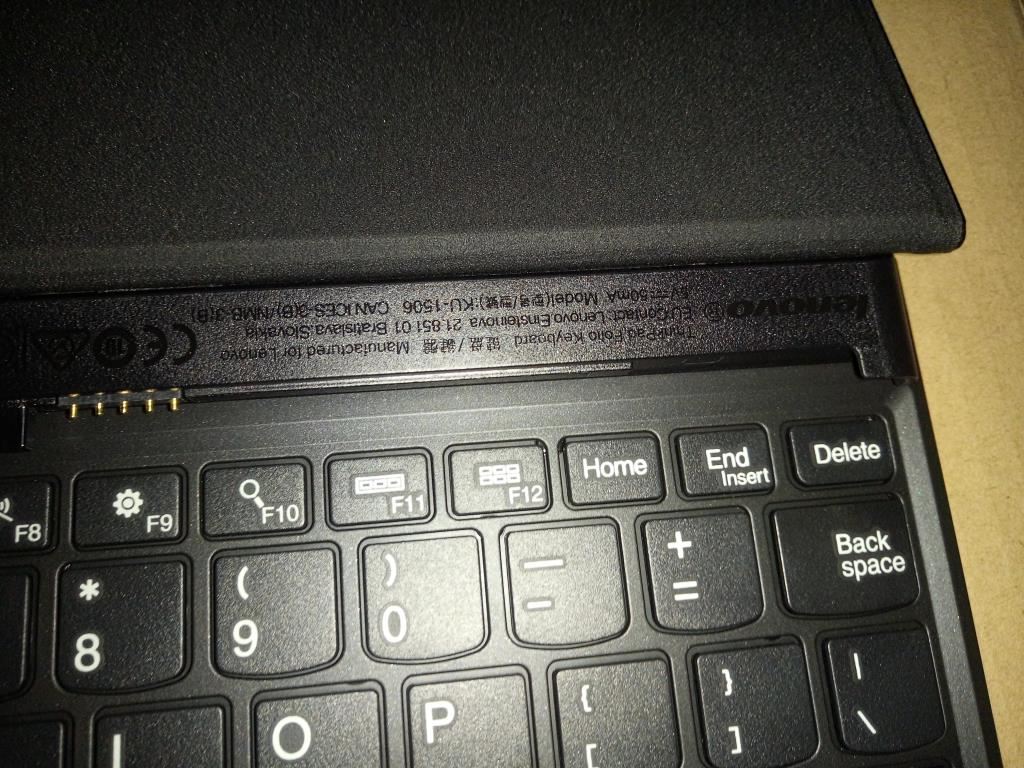 Lenovo TP 10 Folio KBD USI US English Keyboard 03X9176