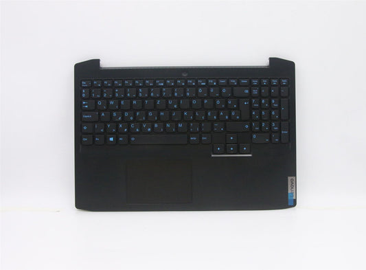 Lenovo IdeaPad 3-15IMH05 Palmrest Cover Touchpad Keyboard Hungarian Black Blue 5CB0Y99479