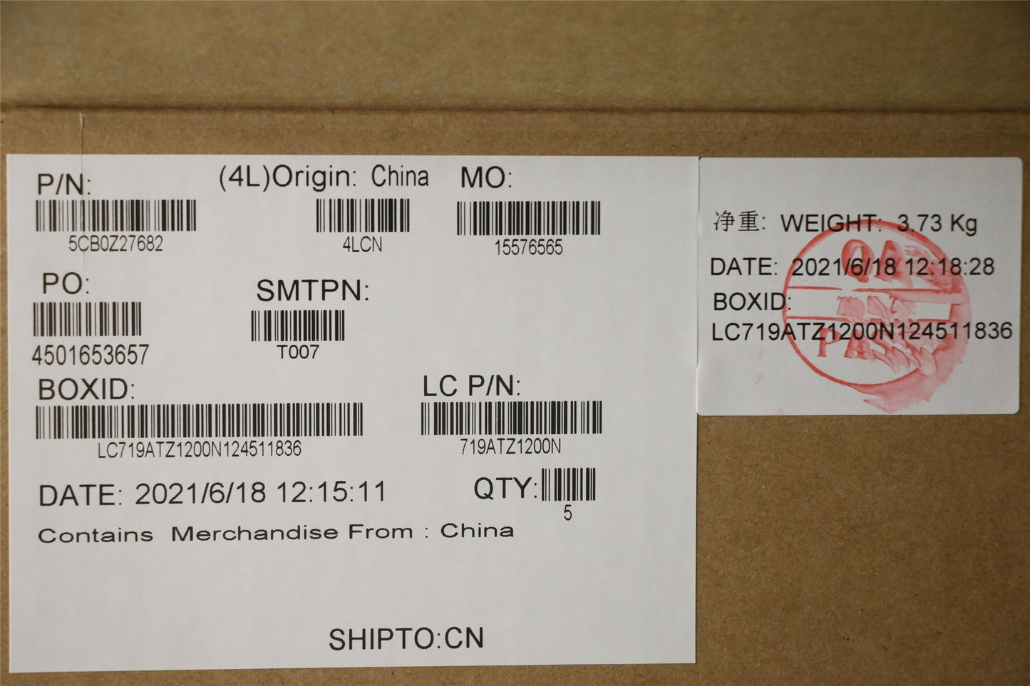 Lenovo Upper Case ASM_IT L82B5 NFPBL 5CB0Z27682