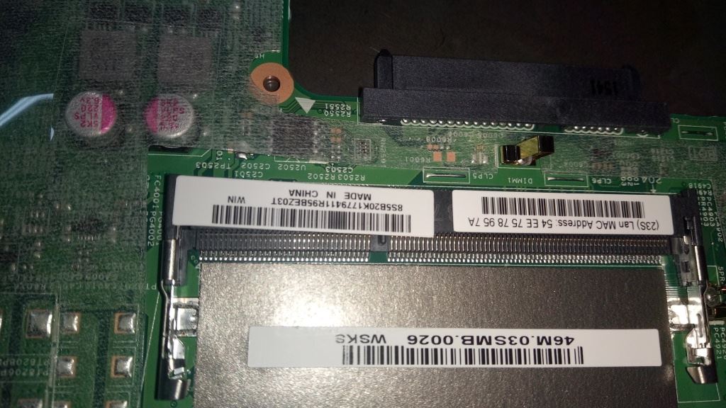 Lenovo 5B20K17794 MB W Flex3-1570 WIN 3825UMA BDW