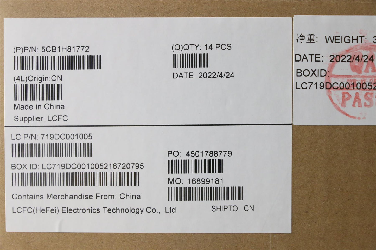 Lenovo FRU_D_COVER_AL_WWAN_BLK_ASSY 5CB1H81772