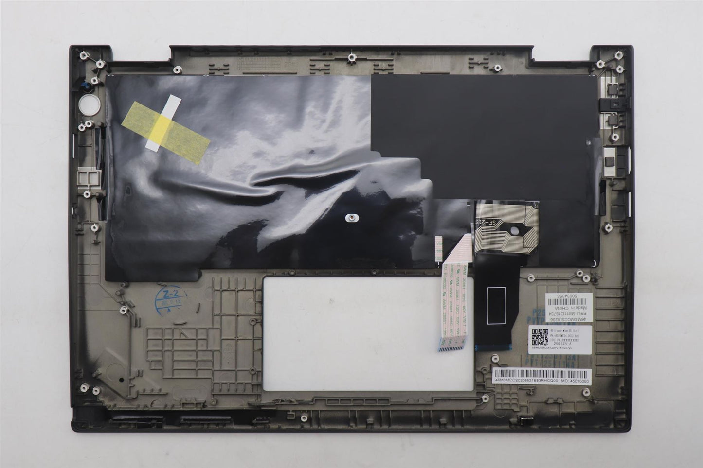 Lenovo ThinkPad X390 Keyboard Palmrest Top Cover US Silver Backlit 02HM716