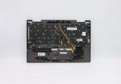 Lenovo Yoga X1 5th Keyboard Palmrest Top Cover German Grey 5M10Z37090