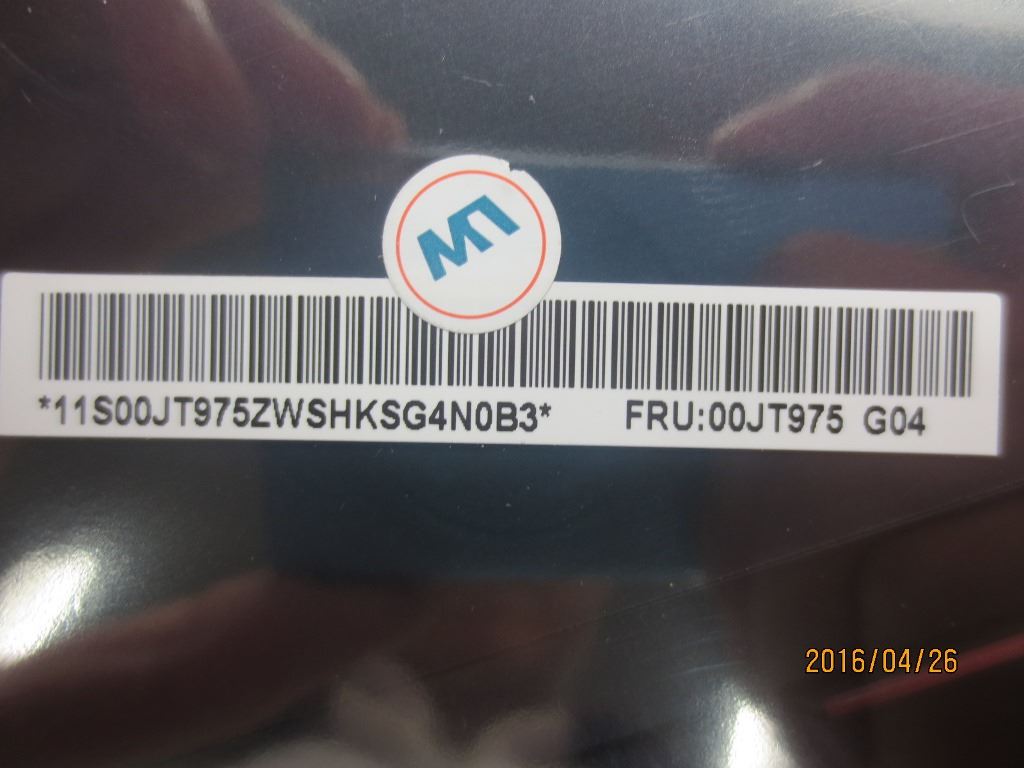 Lenovo MECH_ASM CS15S_3+2BCP,C-SILK,BLK,CHY 00JT975
