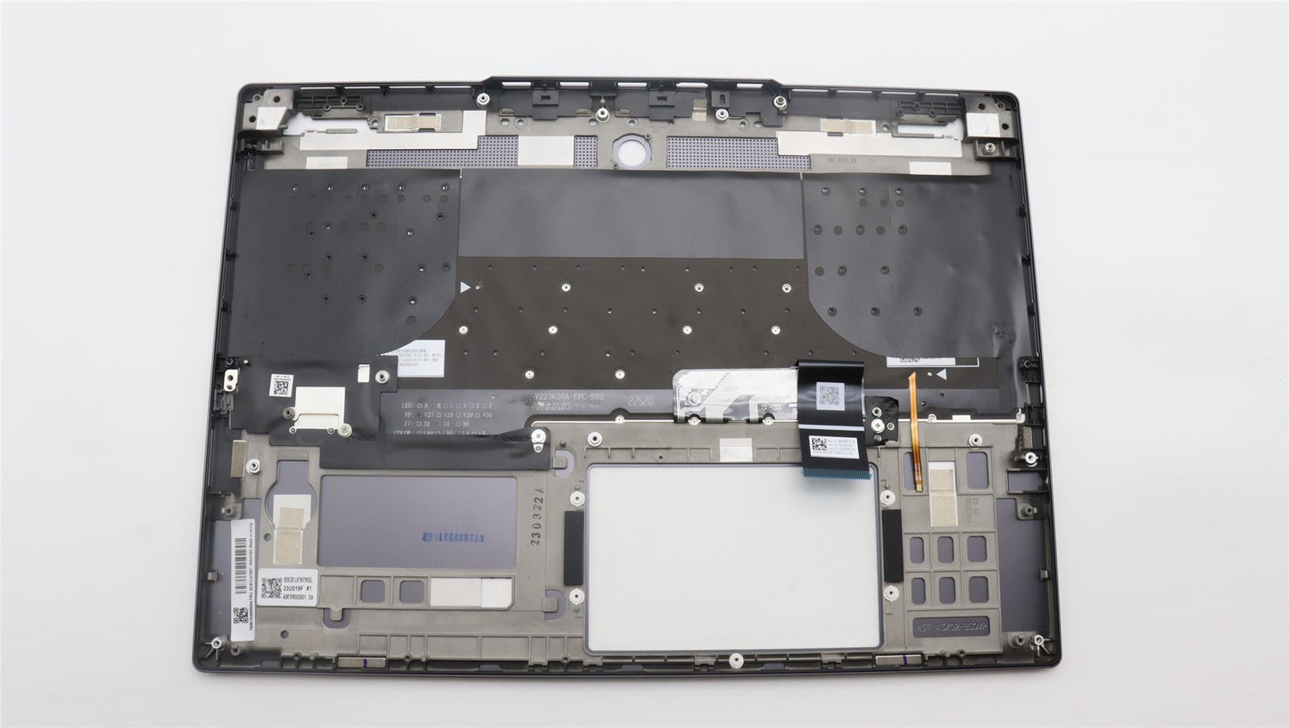 Lenovo Legion S7 16IRH8 Keyboard Palmrest Top Cover US Silver Backlit 5CB1L67957