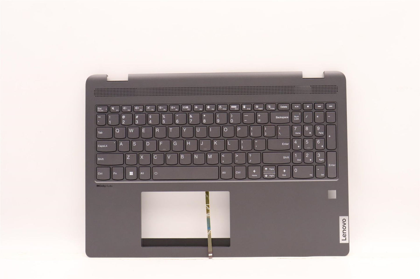 Lenovo IdeaPad 5 16IAU7 Keyboard Palmrest Top Cover US Storm Grey 5CB1H80882