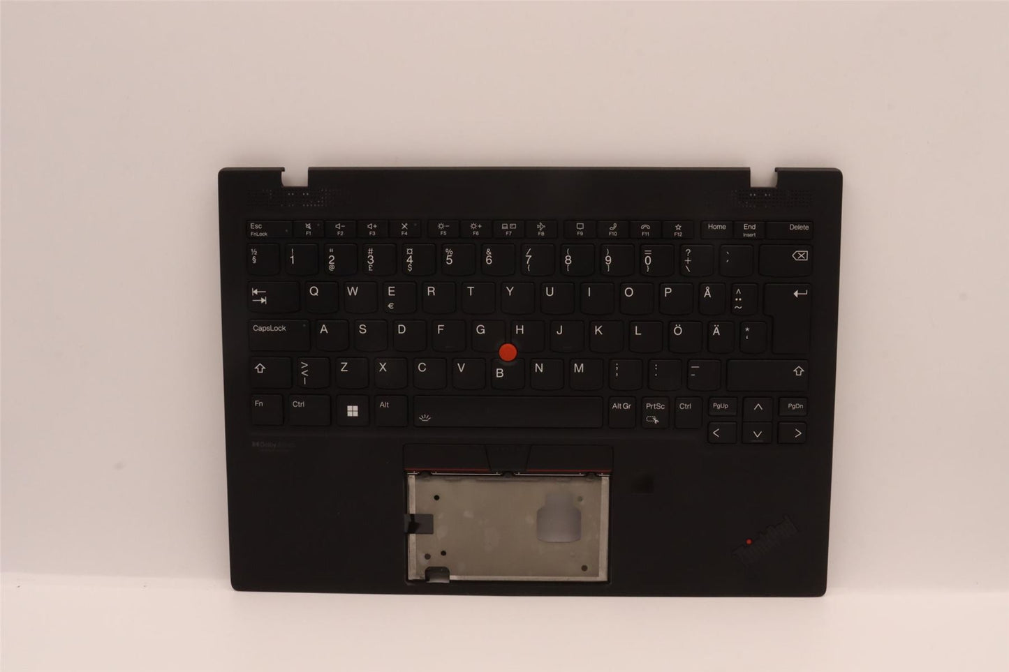 Lenovo ThinkPad X1 Gen 2 Keyboard Palmrest Top Cover Swedish Finnish 5M11H41840