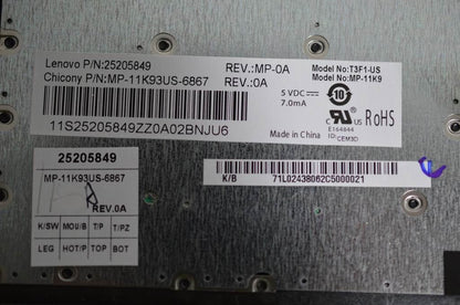 Lenovo CCYT3F1US84KeyBlkKSlvFKBD(win8) Keyboard 25205849