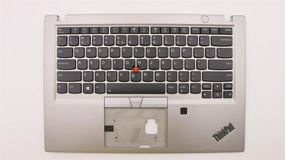 Lenovo ThinkPad T490s Keyboard Palmrest Top Cover US International Black 02HM354
