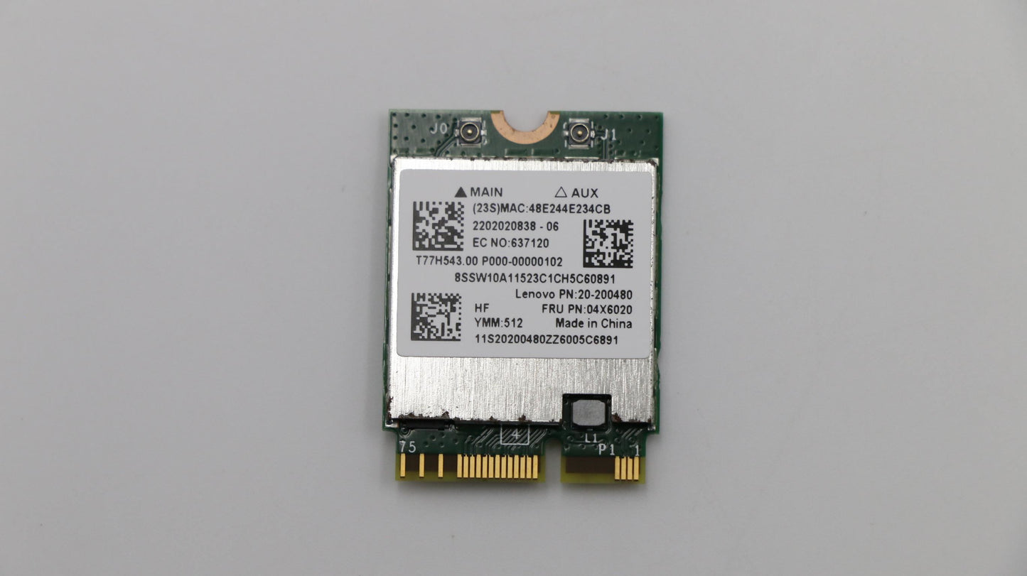 Lenovo Wireless,CMB,CBT,4352 M.2 Board 04X6020