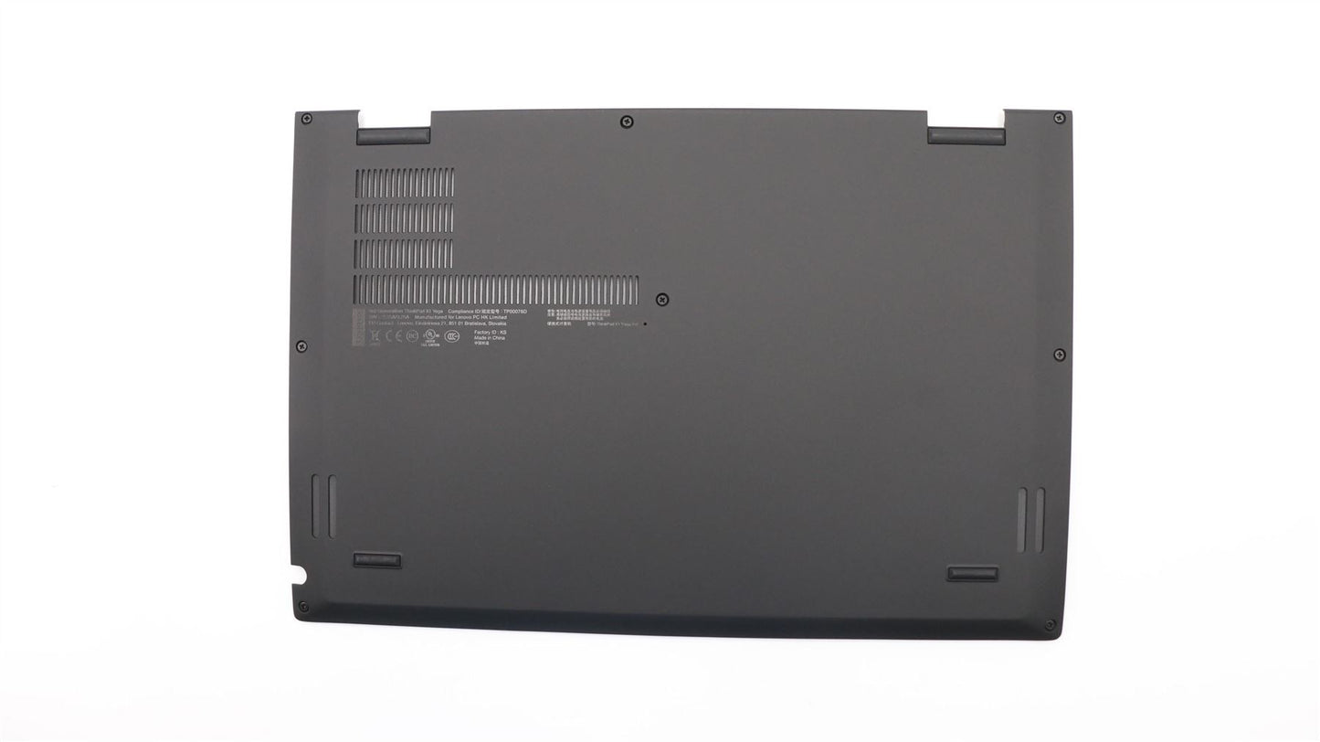 Lenovo COVER BaseCov rib,BK,w/scr hook rubber 01YT268
