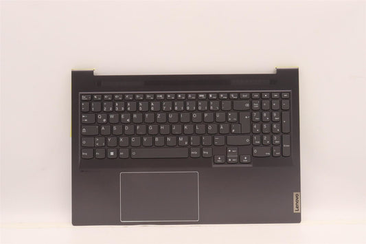 Lenovo Yoga 7 Pro 16IAH7 Keyboard Palmrest Top Cover German Grey 5CB1J37702