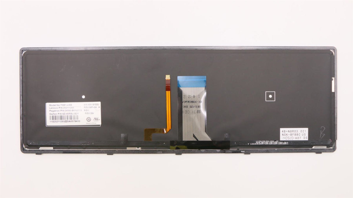 Lenovo DFT6B1USB102KeyBlkKeySlvFrameBL KBD Keyboard 25211293