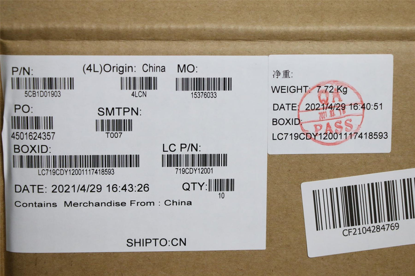 Lenovo Legion 5-17ITH6 5-17ACH6 LCD Cover Rear Back Housing Blue 5CB1D01903
