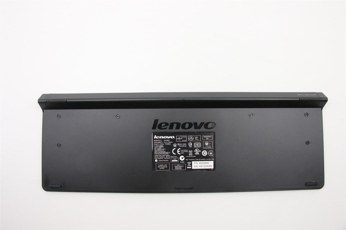 Lenovo Liteon SK-8861(US) S-Silk KB-Black(WW) US English Keyboard 90200692