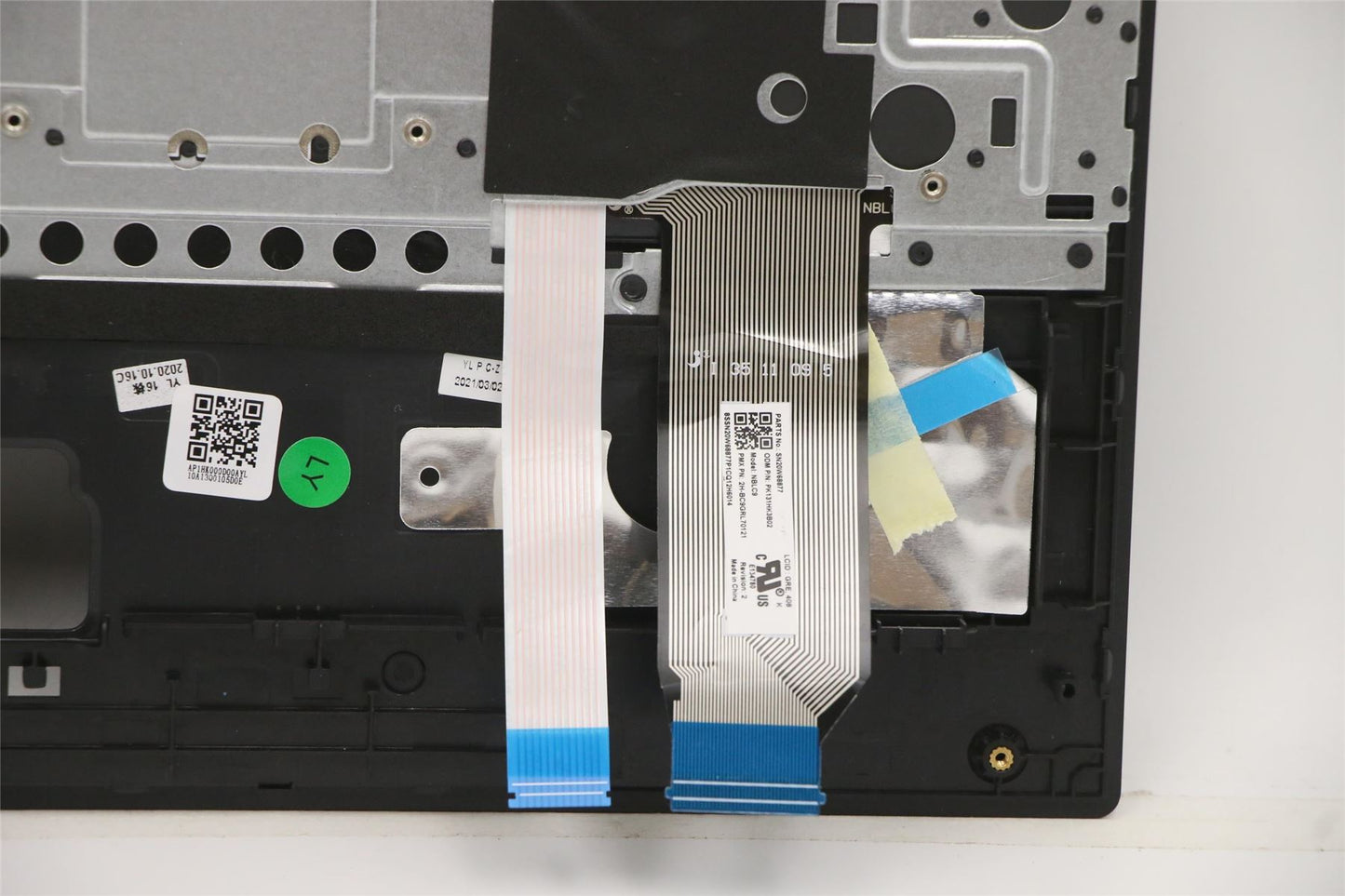 Lenovo MECH_ASM KB C GRE BKLT(PMX)PT FP US BK 5M11C43776