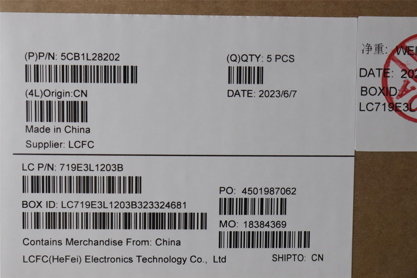 Lenovo IdeaPad 3 15AMN8 Palmrest Cover Touchpad Keyboard Nordic 5CB1L28202