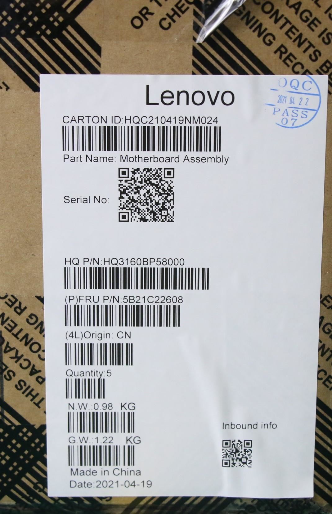 Lenovo Flex 11M836 Motherboard Mainboard UMA MediaTek MT8183 4GB 5B21C22608