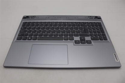 Lenovo Slim 5 16APH8 Palmrest Cover Touchpad Keyboard UK Silver 5CB1L60084