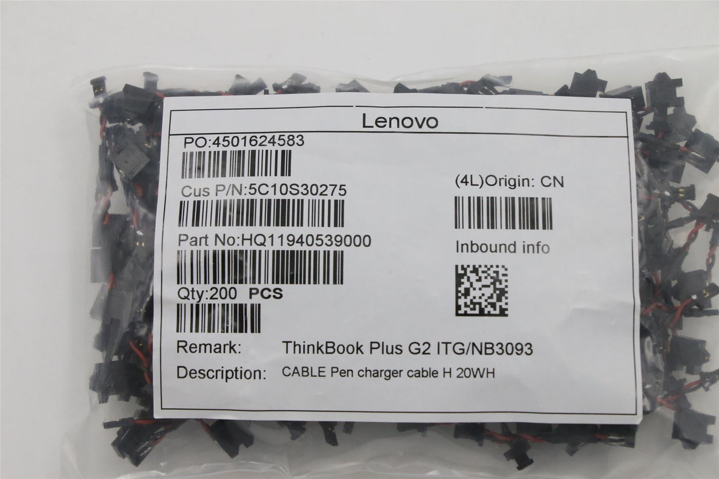 Lenovo Pen charger cable H 20WH 5C10S30275