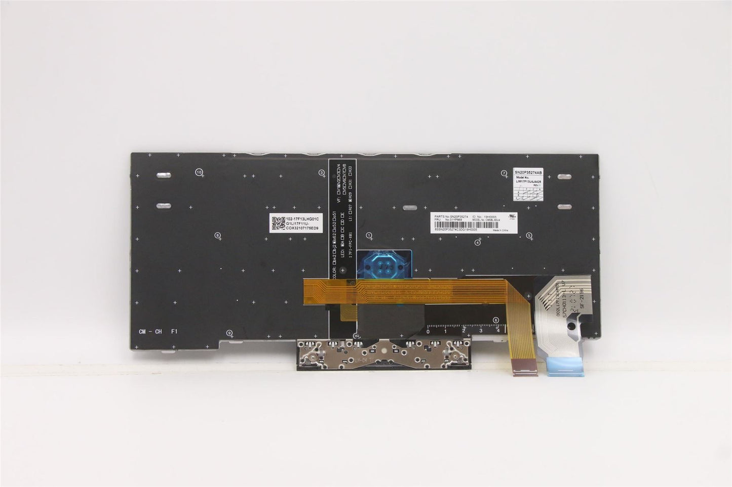 Lenovo ThinkPad L13 Keyboard US Europe Silver Backlit 01YP869