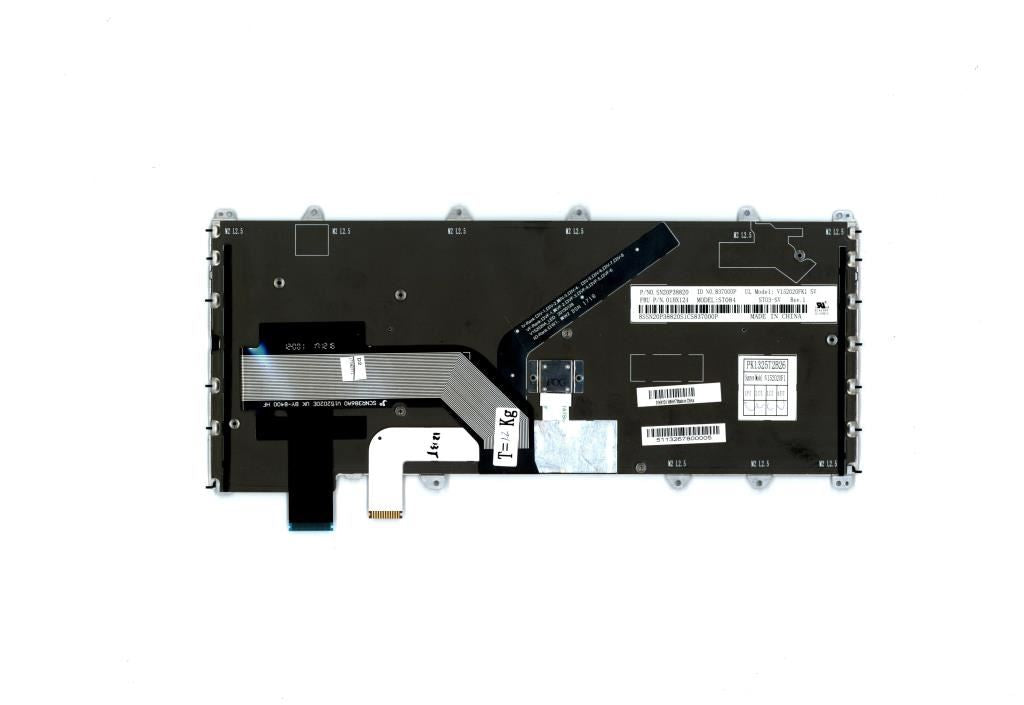 Genuine Lenovo Yoga X380 Keyboard Slovenian Silver Backlit 01HX124 01HW679