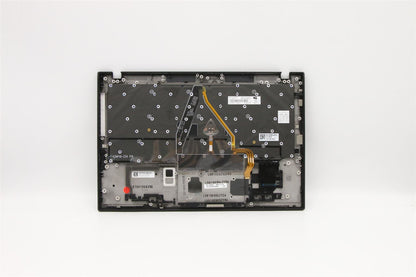 Lenovo ThinkPad X1 7th Gen Keyboard Palmrest Top Cover Danish Black 5M10W85881