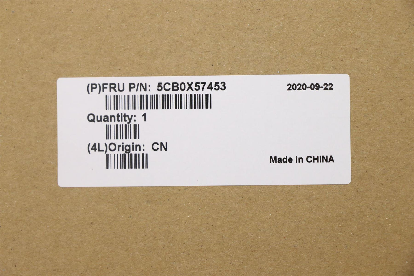 Lenovo Upper Case ASM_LA L81WB NFPBKDIS 5CB0X57453