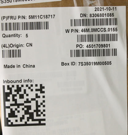 Lenovo ThinkPad X13 Gen 3 X13 Gen 2 Keyboard Palmrest Top Cover Black 5M11C18754