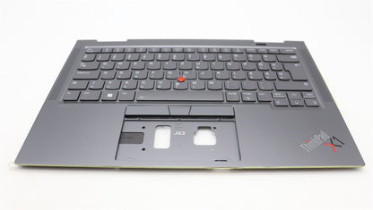 Lenovo ThinkPad X1 8th Gen Keyboard Palmrest Top Cover Hungarian Grey 5M11H62278