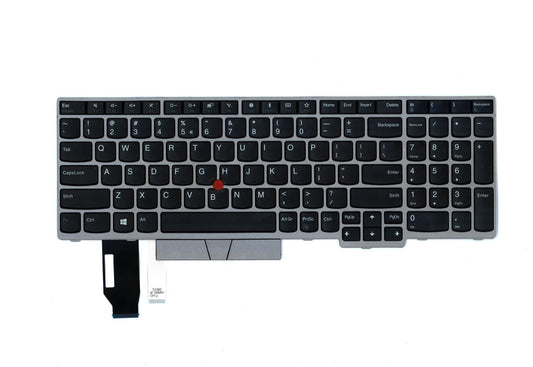 Lenovo ThinkPad E580 E590 Keyboard US International Silver 01YN729