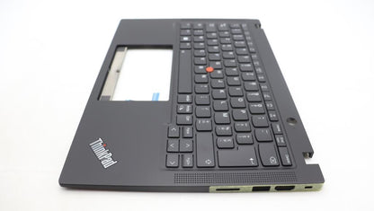 Lenovo ThinkPad X13 Gen 4 Keyboard Palmrest Top Cover Belgian Black 5M11L86101