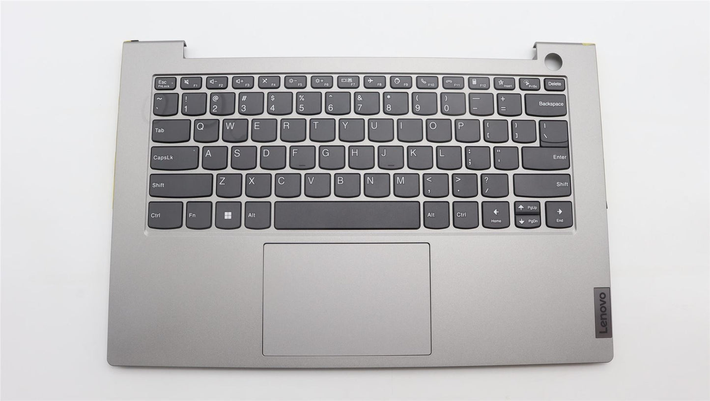 Lenovo ThinkBook 14 G5 IRL Palmrest Cover Touchpad Keyboard US Grey 5CB1L41532