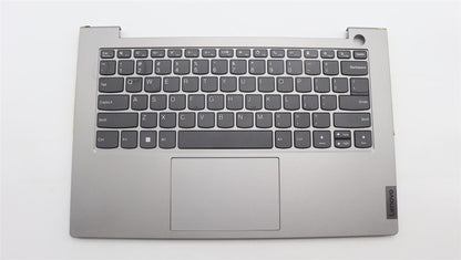 Lenovo ThinkBook 14 G5 IRL Palmrest Cover Touchpad Keyboard US Grey 5CB1L41532