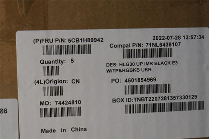 Lenovo IdeaPad 3 15IAH7 Palmrest Cover Touchpad Keyboard Ukrainian 5CB1H89942