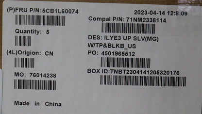 Lenovo Legion 5 16APH8 5 16IRH8 Palmrest Cover Touchpad Keyboard US 5CB1L60074
