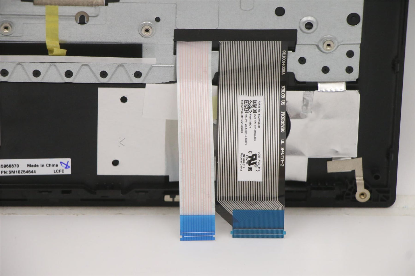 Lenovo MECH_ASM KBD RUS(Pri) Pat FPR US BK 5M10Z54644