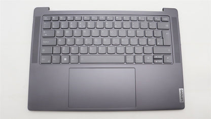 Lenovo Yoga 7 14IRH8 Palmrest Cover Touchpad Keyboard UK Storm Grey 5CB1L39483