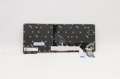Lenovo ThinkPad X13 2 Tastatur Nordic Schwarz mit Hintergrundbeleuchtung 5N21A21825