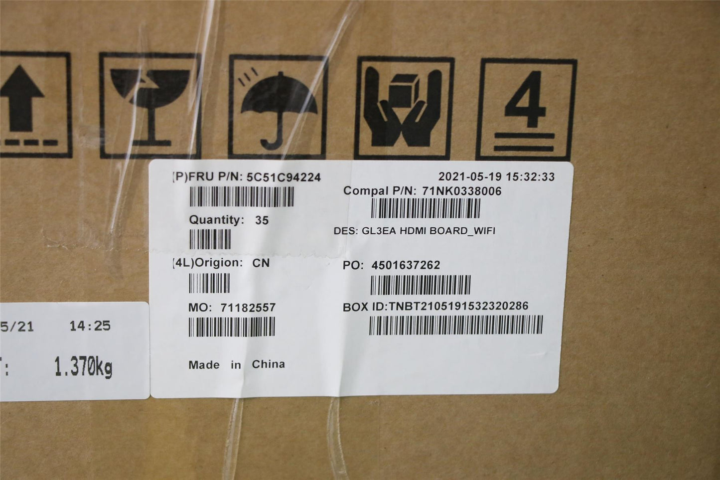 Lenovo Chromebook 300e Gen 3 USB-A HDMI Button Board 5C51C94224