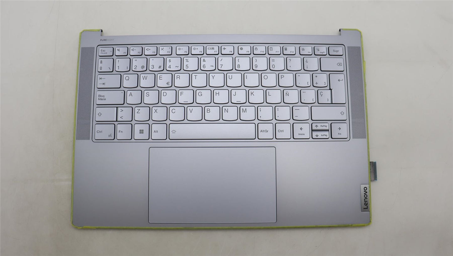 Lenovo Yoga 7 14APU8 Palmrest Cover Touchpad Keyboard Spanish 5CB1L80550