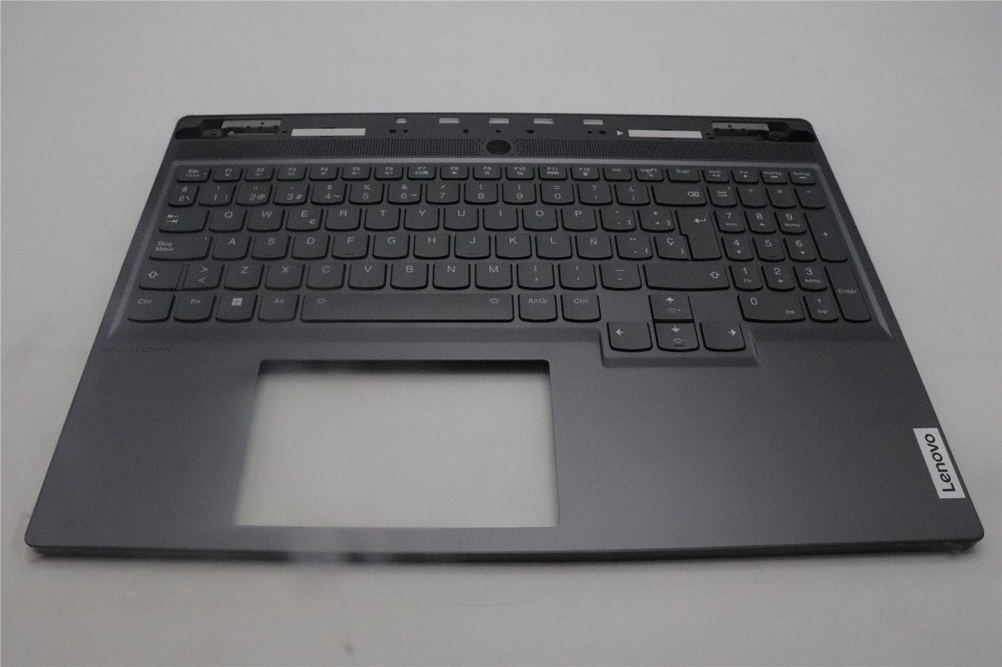 Lenovo Legion S7 16IRH8 Keyboard Palmrest Top Cover Spanish Grey 5CB1L68001