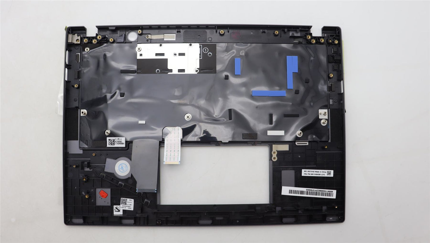 Lenovo ThinkPad X13 Gen 4 Keyboard Palmrest Top Cover US Grey Backlit 5M11H94598