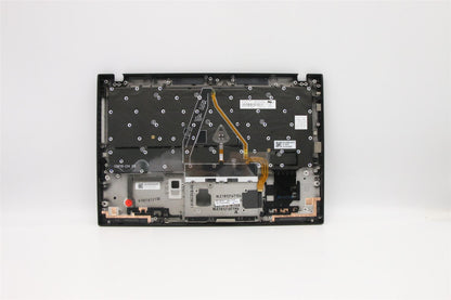 Lenovo Carbon X1 7th Keyboard Palmrest Top Cover Nordic Black Backlit 5M10W85934
