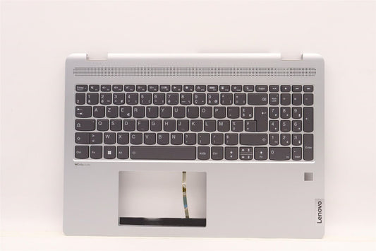 Lenovo IdeaPad 5 16IAU7 Keyboard Palmrest Top Cover French Cloud Grey 5CB1H81047