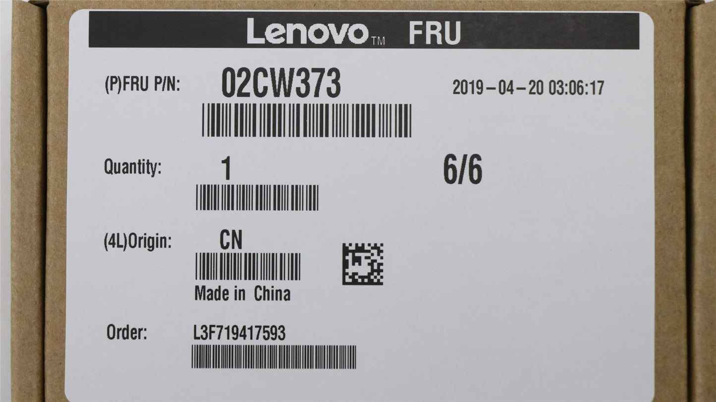 Lenovo 02CW373 HEATSINK FRU,M.2 SSD Passive HS,FXC