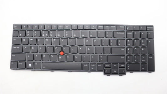 Lenovo ThinkPad P16v Gen 1 Keyboard Indian English Black Backlit 5N21K05109