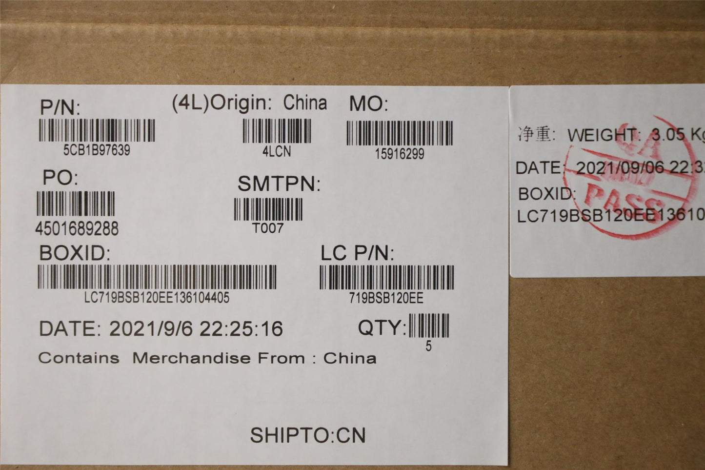 Lenovo Upper Case ASM_SPA L82H7 AB FP BLD 5CB1B97639