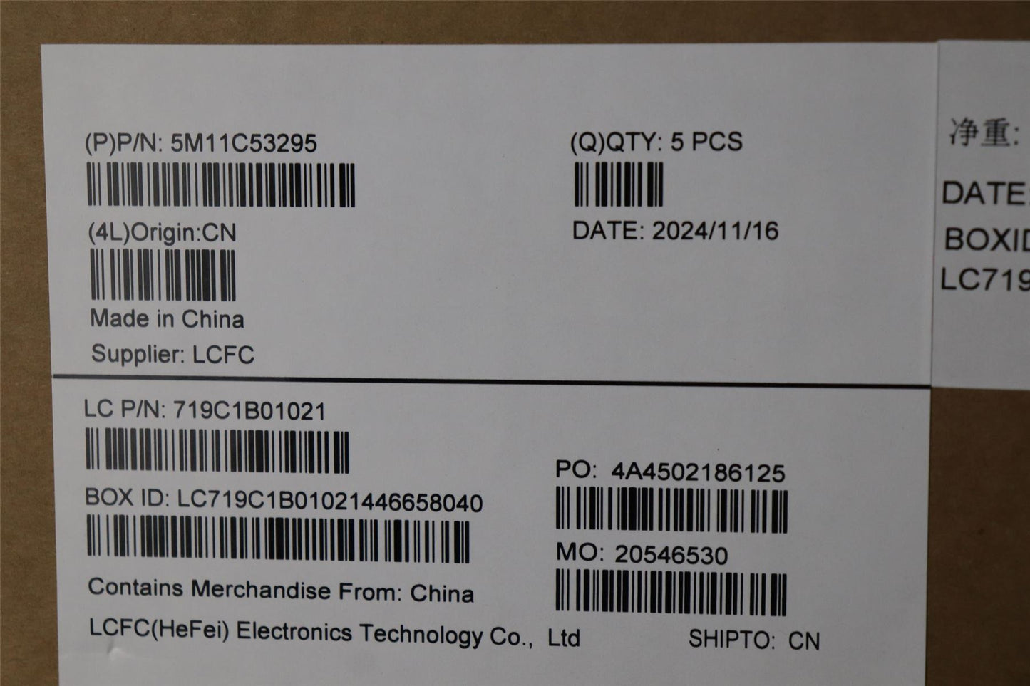 Lenovo MECH_ASM GRP KBD BZL,THAI,WW,DB,CHY 5M11C53295